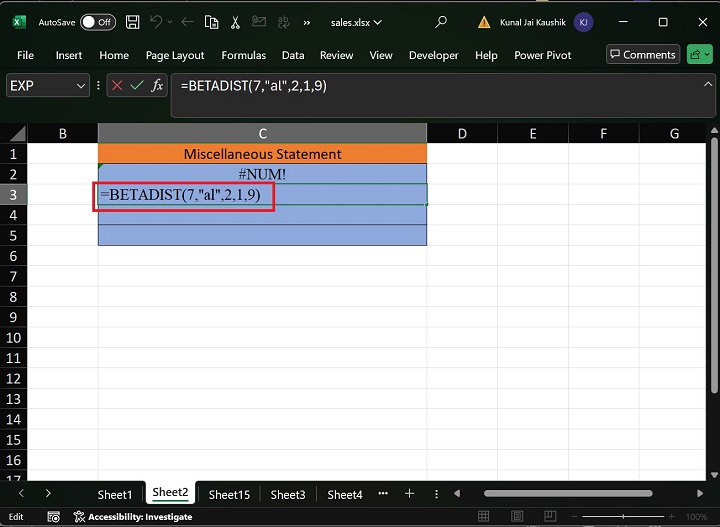 Excel BETADIST 函数 3