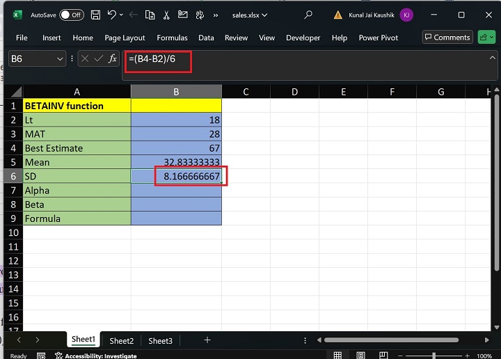 Excel BETAINV 函数 5