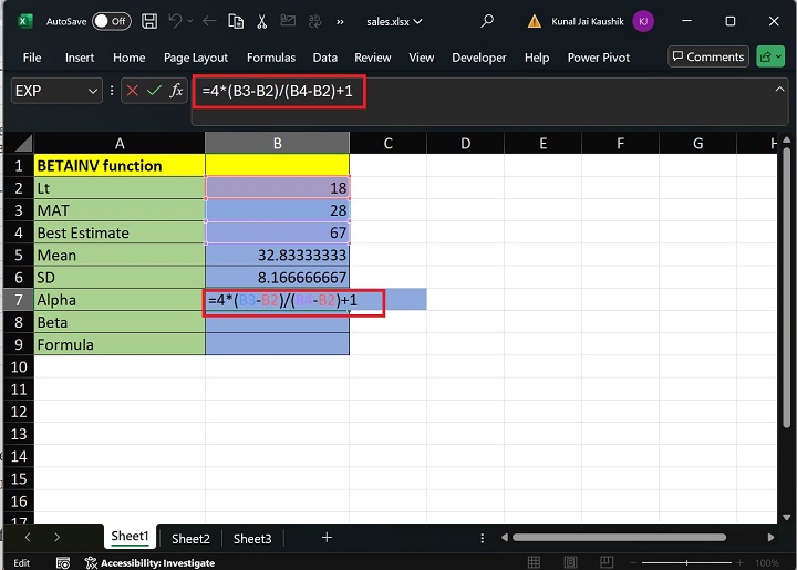 Excel BETAINV 函数 6
