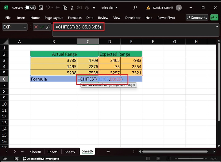 Excel Chitest 函数 27
