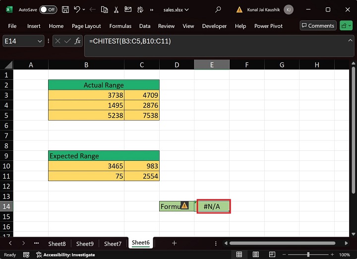 Excel Chitest 函数 30