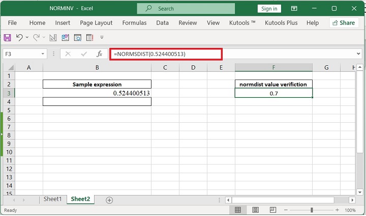 Excel NORMINV 函数 11