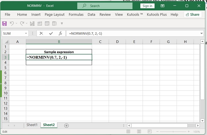 Excel NORMINV 函数 6
