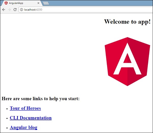 Angular 应用程序