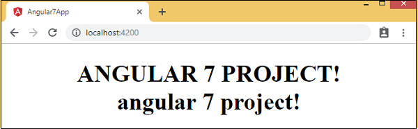 Angular 项目