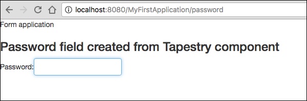 Password Field