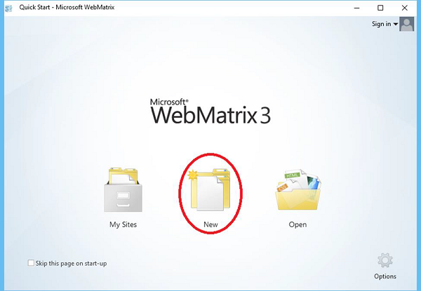 Web 矩阵 NewSite