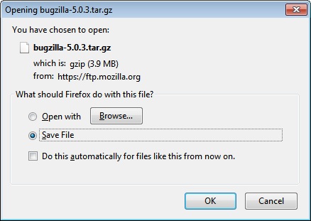 打开 Bugzilla