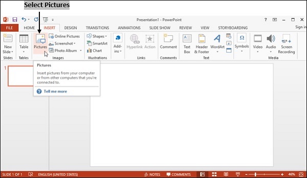 选择图片 Powerpoint