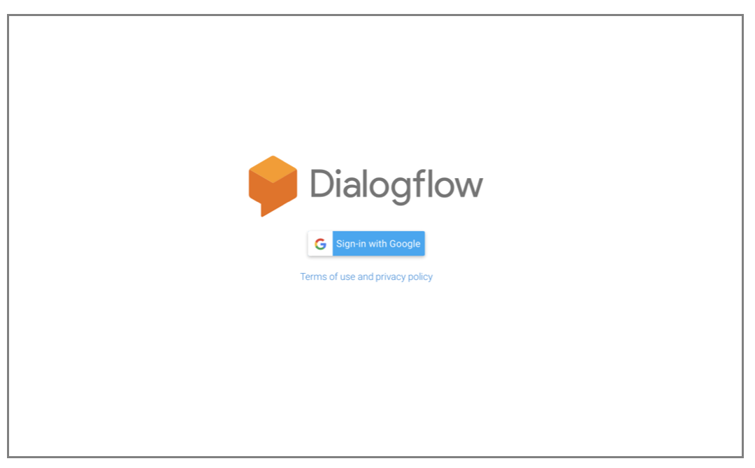 Dialogflow 注册
