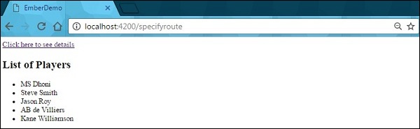 Ember.js 指定路由模型