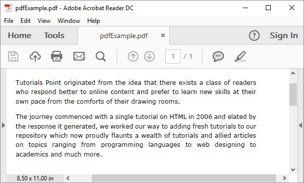 PDF 示例