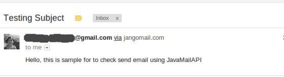 JavaMail API 发送电子邮件