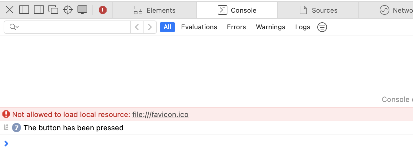 不使用节流的 JavaScript