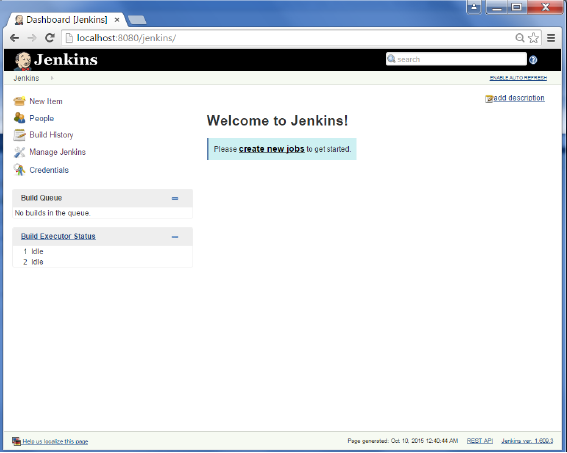 欢迎使用 Jenkins