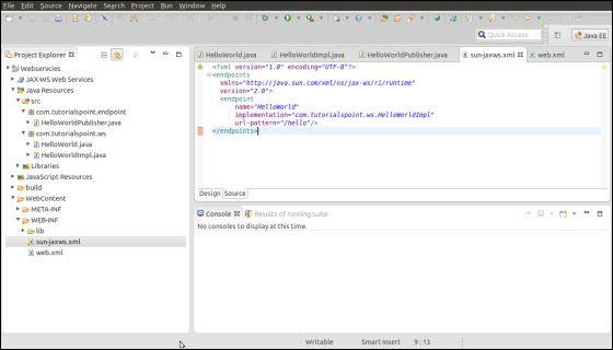 WebService Dir structure