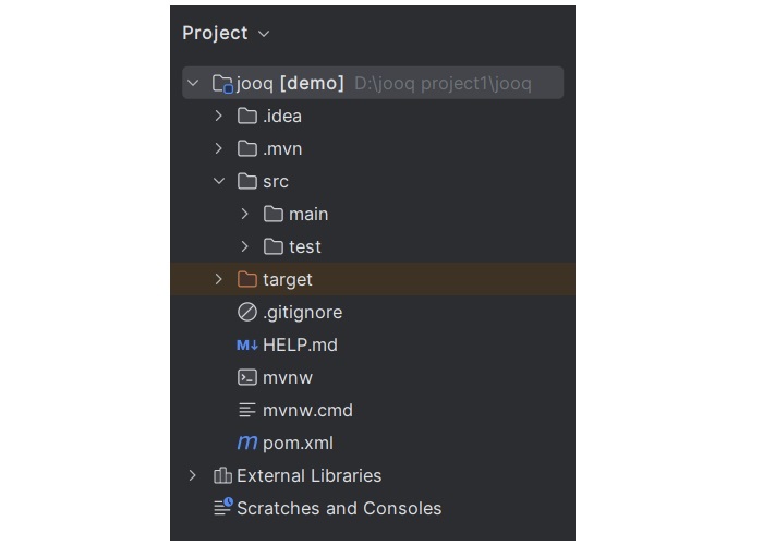 spring boot project structure