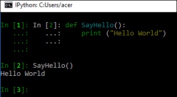 IPython shell 命令