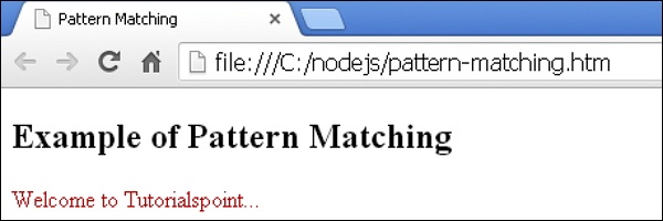 Pattern Matching