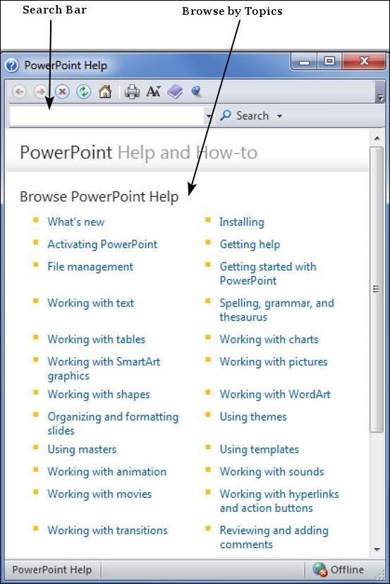PowerPoint 帮助