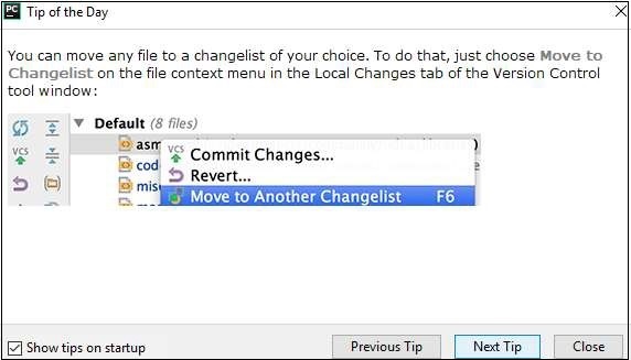 Changing File