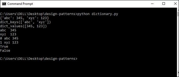 Python 字典