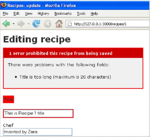 Added Error