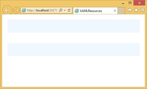 XAML 资源