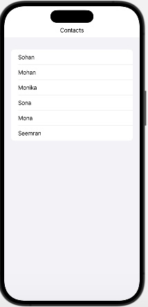 List