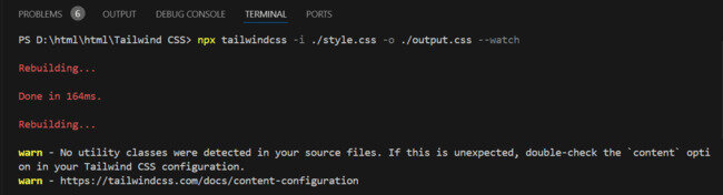 Tailwind CSS 输出文件