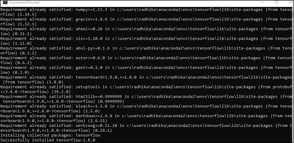 Pip 安装 TensorFlow