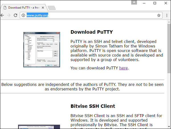 下载 Putty
