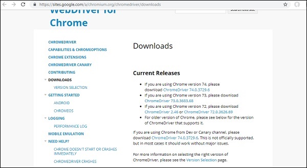 Driver Browser