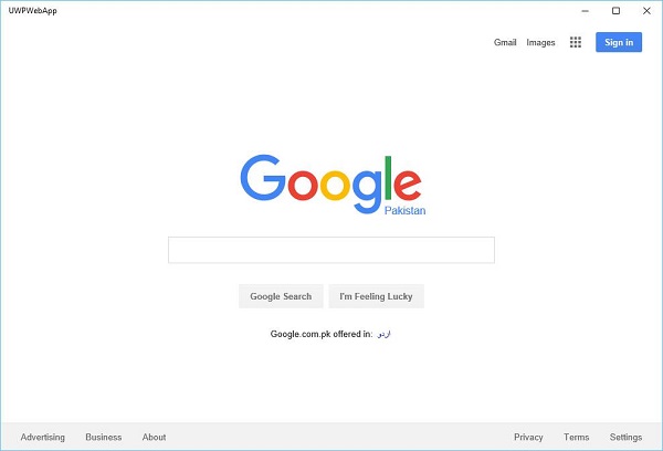Google 起始页