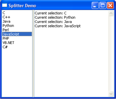 Splitter 演示
